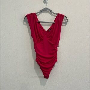 Express Hot Pink Bodysuit NWT - Size XS